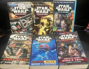 Lot of 6 STAR WARS The NEW JEDI ORDER Paperback Books - Picture 1 of 4