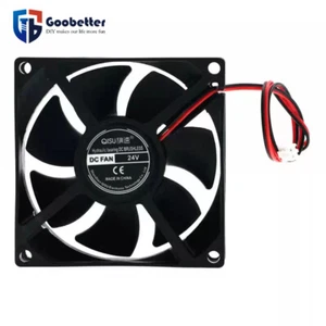 8025 8cm PC-Gehäuse & Netzteil-Lüfter 5V/12V/24V für optimale Kühlung 80*80*25mm - Bild 1 von 5