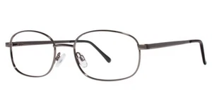 MODERN OPTICAL DAVE MEN'S EYEGLASSES 53-18-145 GUNMETAL. SOFT CASE INCLUDED. - Picture 1 of 1