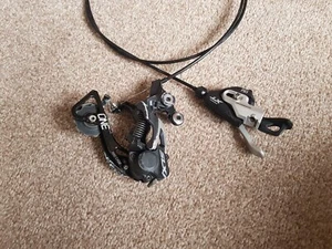 Shimano XT/SLX Rear Derailleur and Shifter 10spd - Picture 1 of 6
