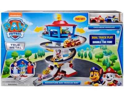 PAW PATROL True Metal Zentrale Mighty Pups Auto Rennbahn Spielzeug NEU - Bild 1 von 4