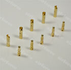 10 pairs of 4.0mm 4.0mm Banana Gold Bullet Connector DIY Lipo ESC Battery