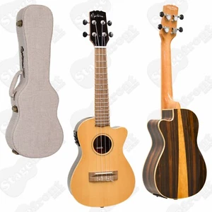 MARTINEZ SOUTHERN BELLE SOLID TOP ELECTRIC ACOUSTIC CONCERT UKULELE WITH CASE - Picture 1 of 3