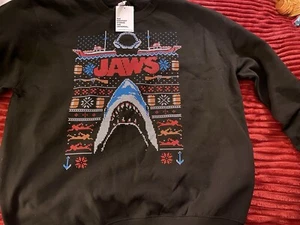 Jaws Film Weihnachten XL Pullover - Bild 1 von 2