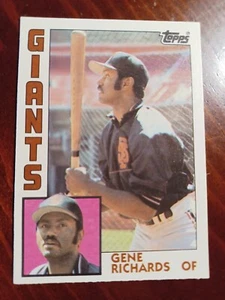 GENE RICHARDS 1984 Topps Traded # 99T MLB baseball card S.F. GIANTS 84 - Picture 1 of 3