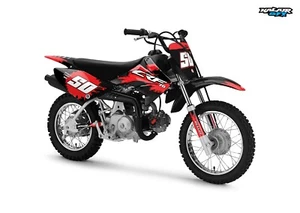 Kit Gráficos para Honda CRF70 CRF 70 Todos los Años Splash - ROJO - Imagen 1 de 8
