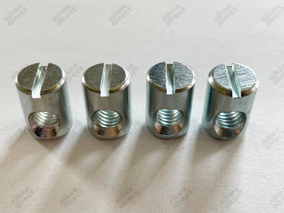 Ikea Cross dowel nut sleeve, Part # 100514 (4 pack) - NEW USA shipped - Image 1 of 1