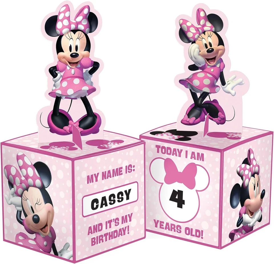 Minnie Mouse Forever Disney Clubhouse Kids Birthday Party Table Decorating Kit - Image 1 of 1