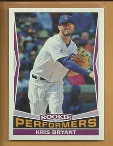 Kris Bryant RC Chicago Cubs 2015 Topps Heritage Rookie Performers Karte # RP-4 - Bild 1 von 2