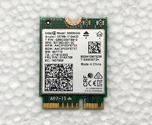 01AX768 9560NGW OEM LENOVO WIRELESS BLUETOOTH CARD IDEAPAD S340-15IIL 81WW(CB73) - Picture 1 of 4