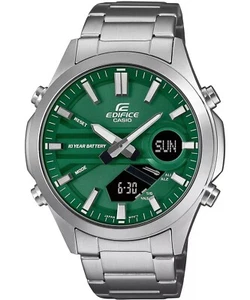 Casio Silver Mens Analogue-Digital Watch Edifice EFV-C120D-3AEF - Picture 1 of 4
