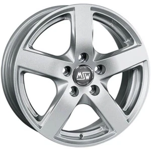 ALUFELGE MSW MSW 55 FUR OPEL ASTRA 2.0 DIESEL 6.5X16 5X115 FULL SILVER TLP - Bild 1 von 4