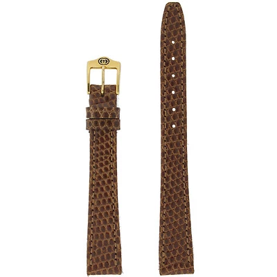 Pulseira de relógio Gucci 13 mm marrom bronzeado modelos Borgonha 2200L 3000L 3800L genuína  - Imagem 1 de 4