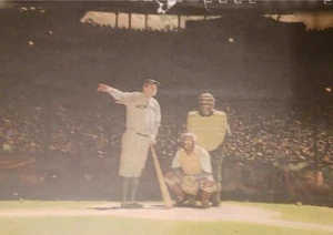 BABE RUTH GREATEST MOMENT 1948 CALENDAR PAGE  DOUGLASS CROCKWELL ESQUIRE - Picture 1 of 6