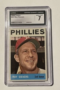 1964 Topps Roy Sievers Karte CGC Graded 7 Near Mint - Bild 1 von 2
