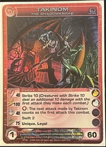 LP Chaotic Takinom The Shadowknight Rise of the Oligarch Ultra Rare Max P Min E - Picture 1 of 3