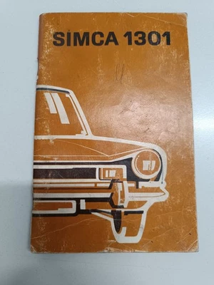 Chrysler Simca 1301 s uso e manutenzione berlina - Immagine 1 di 4