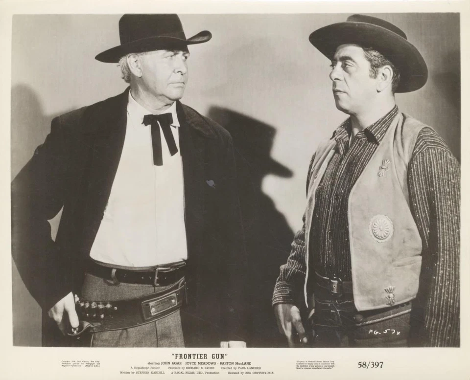 "FRONTIER GUN"-ORIGINAL PHOTO-WESTERN-ROBERT STRAUSS-BARTON MACLANE - Image 1 of 1