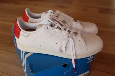 Adidas Stan Smith Recon EE5801 Cloud White Scarlet taglia 11 NUOVE DS RARE 2019 - Immagine 1 di 4