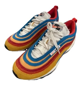 Nike Air Max 97 SE Running Club Photo Blue Pollen White DH1085-700 Size 8.5 EUC - Picture 1 of 13