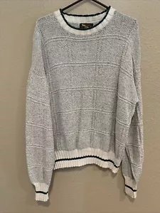 Vintage ALPS Fishermans Cable Knit Sweater Sz Large Crewneck - Picture 1 of 5