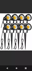 OPEN BOX ZUCKEO LED Landscape Lights in Warm White - 8 Pack with Connectors - Picture 1 of 5