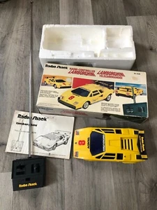 VINTAGE RADIO SHACK LAMBORGHINI RADIO CONTROLLED "AS IS" TANDY COUNTACH LP500S - Picture 1 of 11