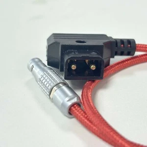 Cable de alimentación para Teradek SmallHD Z-CAM Blackmagic Pyxis D Tap a 2 pines macho 45 cm - Imagen 1 de 3