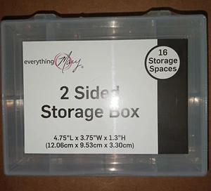 Kleine 2-seitige Tackle Box im Taschenformat Neu im Paket - Bild 1 von 3