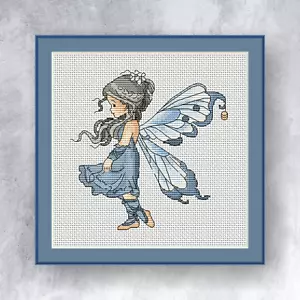 BLUE MOUNTAIN FAIRY - Gezählte Kreuzstichpackung (mit DMC Fäden) - Bild 1 von 8