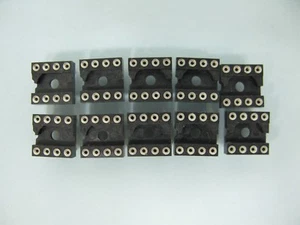 **LOT OF 10** New T&B 508-AG12D-ES TYCO # 1-1437535-9 Machine Pin  I.C. Socket  - Picture 1 of 7