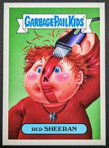 Red Sheeran 2017 Garbage Pail Kids Pop Bands Topps Card #13b (NM)