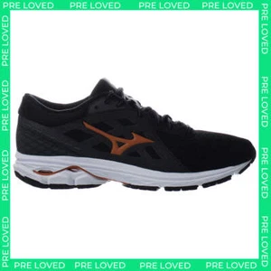Mizuno Wave Kizuna 2 Mens Black Running Shoes NO BOX - Picture 1 of 3