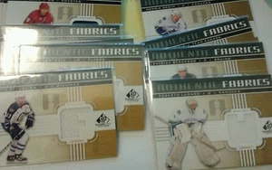 2011-12 11/12 UD SP Game Used Authentic Fabrics Game Jersey U Pick Lot - Picture 1 of 1