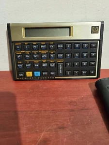 Vintage HP 12C Financial Calculator Collectible  NM Condition  - Picture 1 of 4