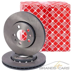 FEBI 2x BREMSSCHEIBE Ø256 VORNE FÜR AUDI A1 SEAT IBIZA 4 SKODA FABIA 3 VW POLO 5 - Bild 1 von 6