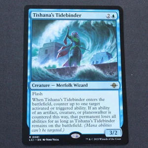Carpeta de mareas de Tishana 81 Magic The Lost Caverns of Ixalan rara casi nueva - Imagen 1 de 2