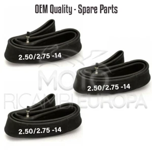 KIT 3 CAMERE ARIA 2.50/2.75-14 PER PIT BIKE CROSS DIRT BIKE - Foto 1 di 2