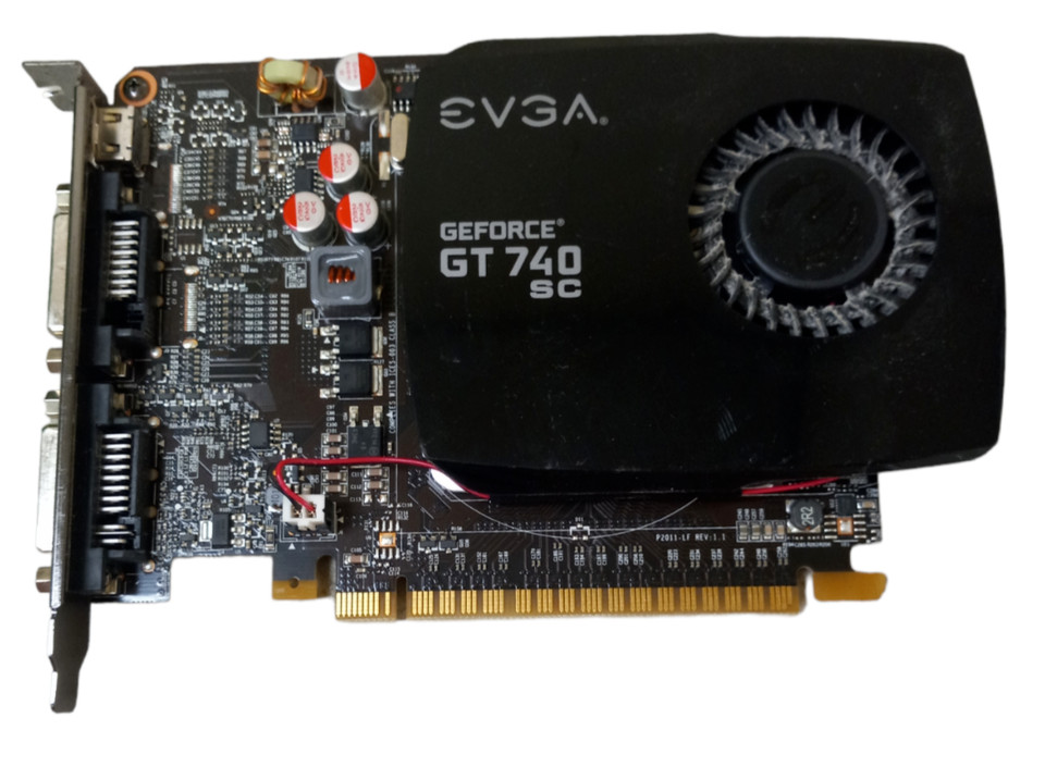 EVGA GeForce GT 740 Superclocked Single Slot 4GB DDR3 Graphics Cards  04G-P4-2744-KR : Electronics 