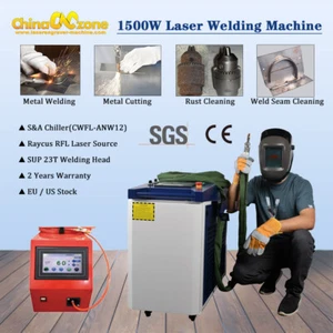 Soldadora láser 4 en 1 US Stock 1500 W máquina de limpieza de corte para metal - Imagen 1 de 15