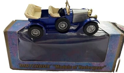 Matchbox Models Of Yesteryear Y-2 1914 Prince Henry Vauxhall Blue Model 1:47 - Image 1 of 4