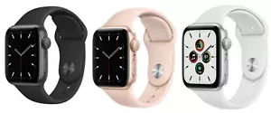 Apple Watch SE 40mm 44mm GPS + WiFi + Cellular Pink Gold Gray Silver - Very Good - Picture 1 of 7