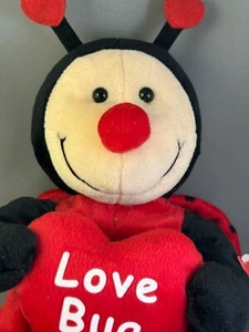 Ladybug Busby 12 Inch Valentines Plush Russ Love Bugs Stuffed Animal Toy NEW - Picture 1 of 8