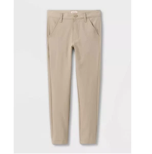 Boys' Regular Fit Quick Dry Uniform Pants - Cat & Jack 10 Husky - Picture 1 of 1