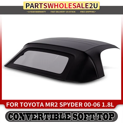 Черный кабриолет мягкий верх для Toyota MR2 Spyder 2000-2006 L4 1,8 л кабриолет - Изображение 1 из 4