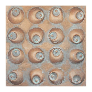 Aged ceiling tile Wainscoting wall panel PLM102 Weather copper 10pcs/lot - Picture 1 of 18