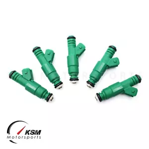 5 x 440cc 42lb Green Giant Fuel Injector for Volvo Turbo fits Bosch 0280155968 - Picture 1 of 7