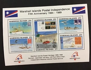 Marshall Islands 1989 XF MNH Sc#230 Souvenir Sheet.     (W20)￼ - Picture 1 of 2