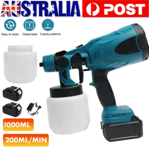 For Makita Battery 18V Cordless High Pressure Spray Gun Airless Paint Sprayer - Picture 1 of 8