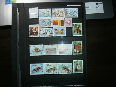 80 timbres de KUBA- tous differents - oblitérés - bonnes côtes -* - Photo 1/4